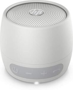360 Mono Portable Silver Bluetooth Speaker with Built-in Microphone Ip54 Dust and Water Resistance (2D801AA)