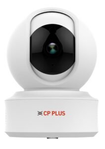 CP PLUS 2MP FULL HD Smart Wi-Fi CCTV Camera for Home | 360° Pan & Tilt | CTC Cyber Secure Tech | Supports LAN | View & Talk | Smart Detection Suite | Night Vision | Cloud Storage | OK Google | CP-E21Q