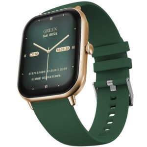 Ninja Call Pro Max Bluetooth Calling Smart Watch, 2.01″ HD Display, 120+ Sports Modes, Health Suite, AI Voice Assistance, SpO2 & Heart Rate Monitor Smartwatch for Men & Women - Green
