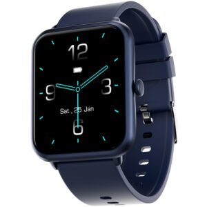 Fire-Boltt Ninja Call Pro Bluetooth Calling Smart Watch, 1.69″ HD Display, Dual Chip,AI Voice Assistant, 120+ Sports Modes, SpO2 & Heart Rate Monitor, Fitness Tracker Smartwatch for Men & Women - Blue