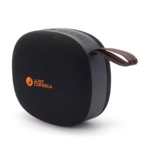 JUST CORSECA Seagle Wireless Speaker | 30W Power (2x15W) | Bluetooth 5.3 | 30 Hours Playtime | TWS Stereo | USB, TF, BT & FM Playback | Splash Proof | 2400mAh Battery (Black)