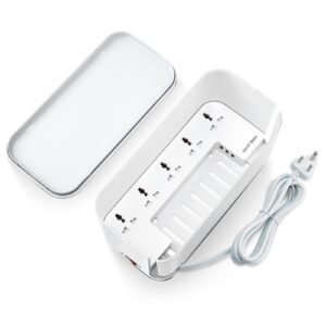 Extension Board with USB, Extension Cord with Suger Protection, 5M