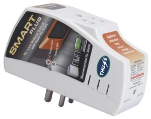 6 Amp Voltage Protector for TV, Food Processor, Mobile Phone/Laptop Charger, Home Theatre, CCTV, Inverter, Over-Under Voltage Protector with Surge Protection Upto 4000 Volts