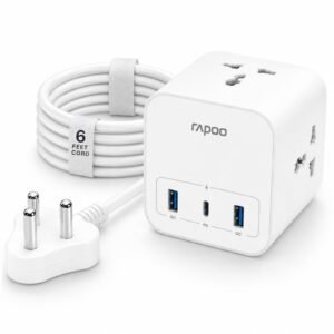 SP30 6in1, Heavy Duty Power Extension, 3 AC Socket, 2 USB A, 1 Type C
